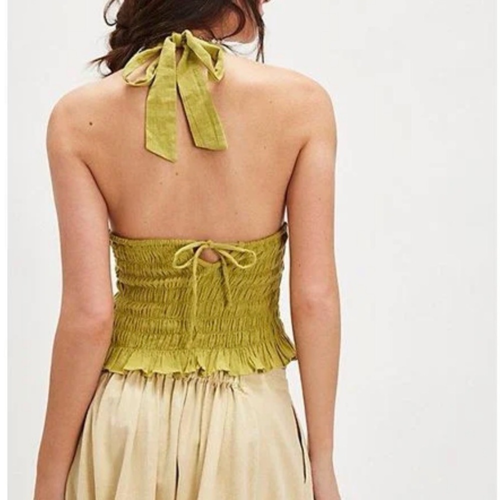 Free People Free-est Green Halter Top - XS - Picture 8 of 8